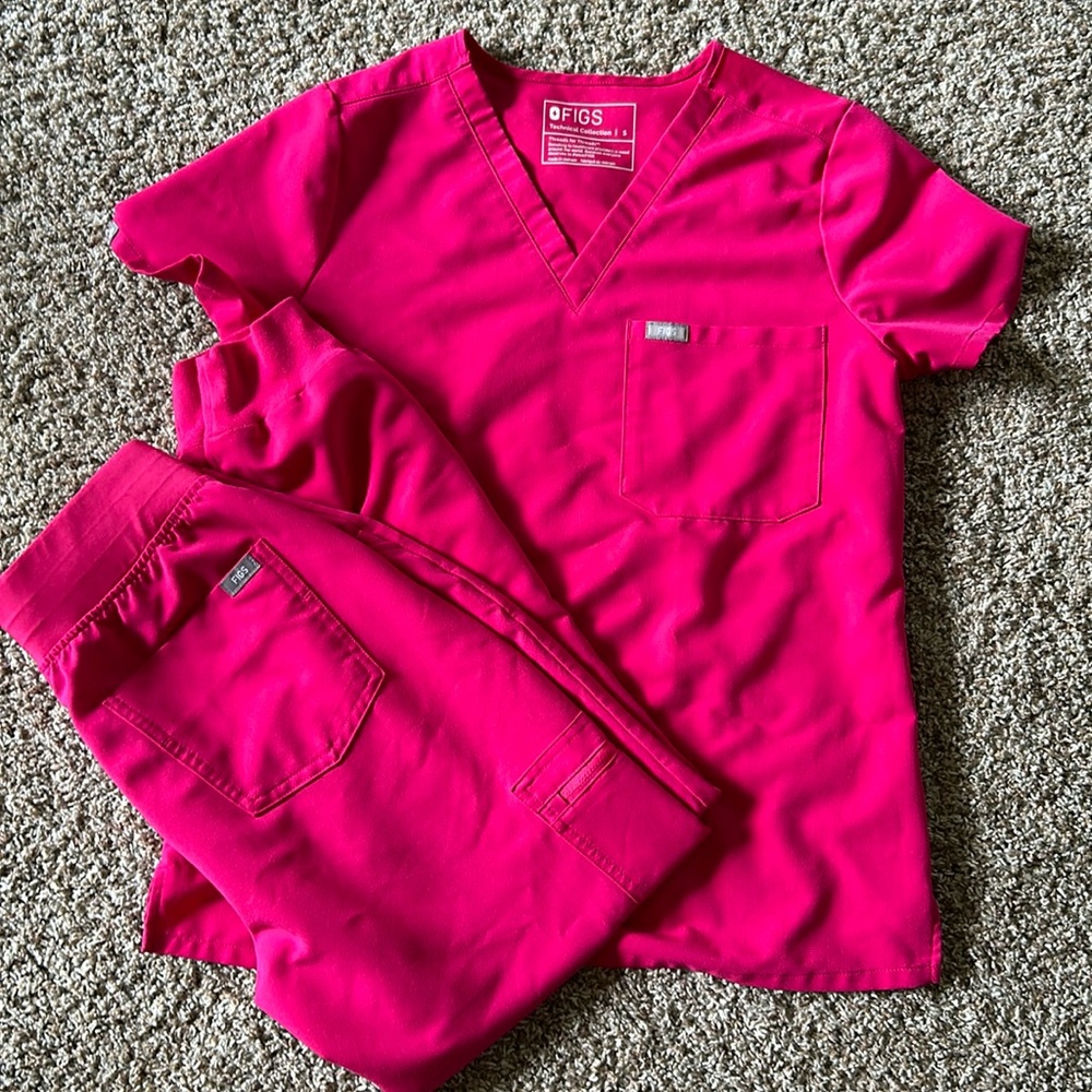 Ultra rose figs scrubs